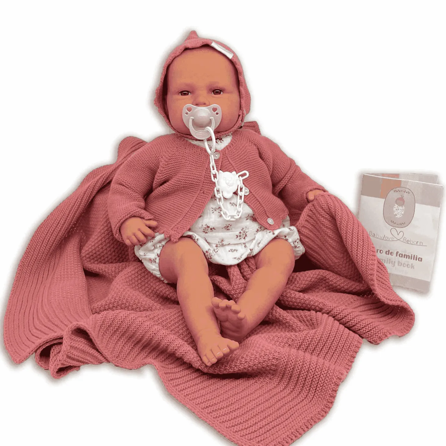 Muñecas Antonio Juan Muñeca Reborn Baby Love de 42 cm