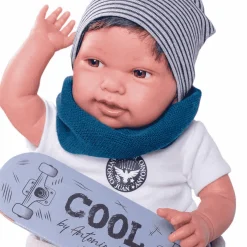 Muñecas Antonio Juan Recién Nacido Pipo Skater de 42 cm