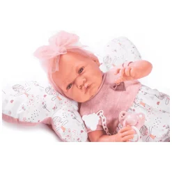 Muñecas Antonio Juan Recién Nacida con Cojín Mariposa 42 cm