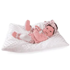 Muñecas Antonio Juan Recién Nacida Pipa con Pendientes y Cojín 42 cm