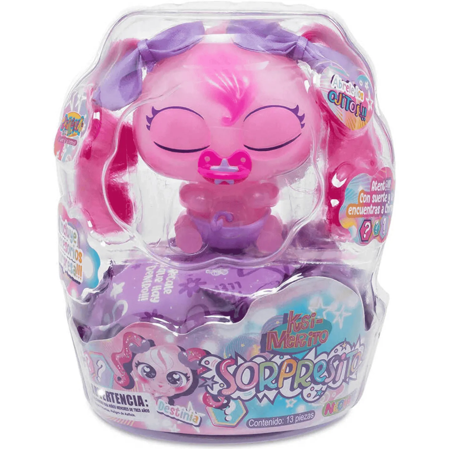 Muñeco Bebé Sorpresito Destinia Rosa