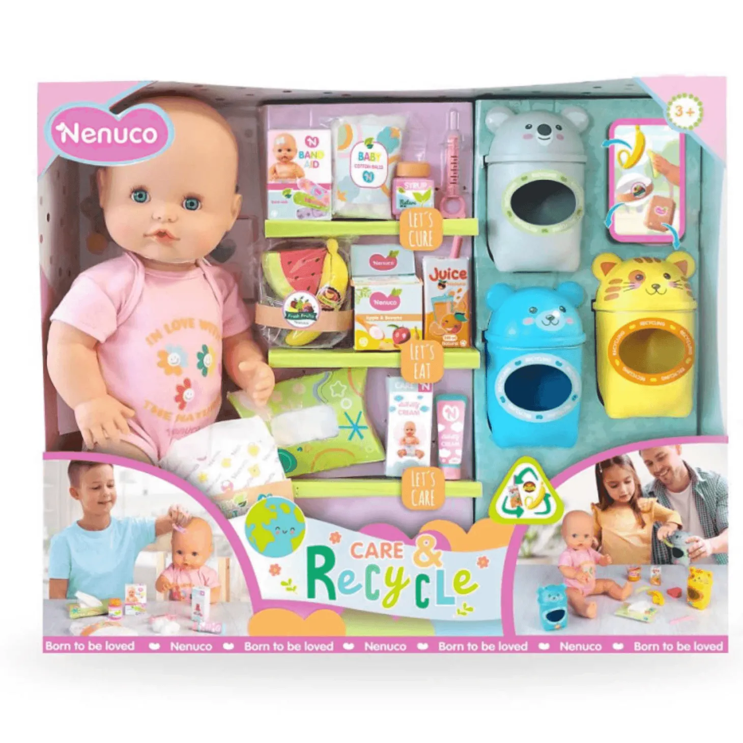 Muñeco Nenuco Cuida y Recicla - Juguete ecológico para niños