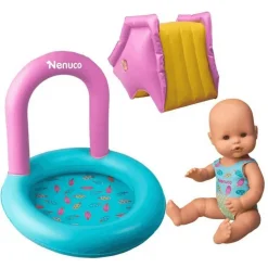 Muñeco Nenuco Fiesta en la Piscina - ¡Diversión Acuática!