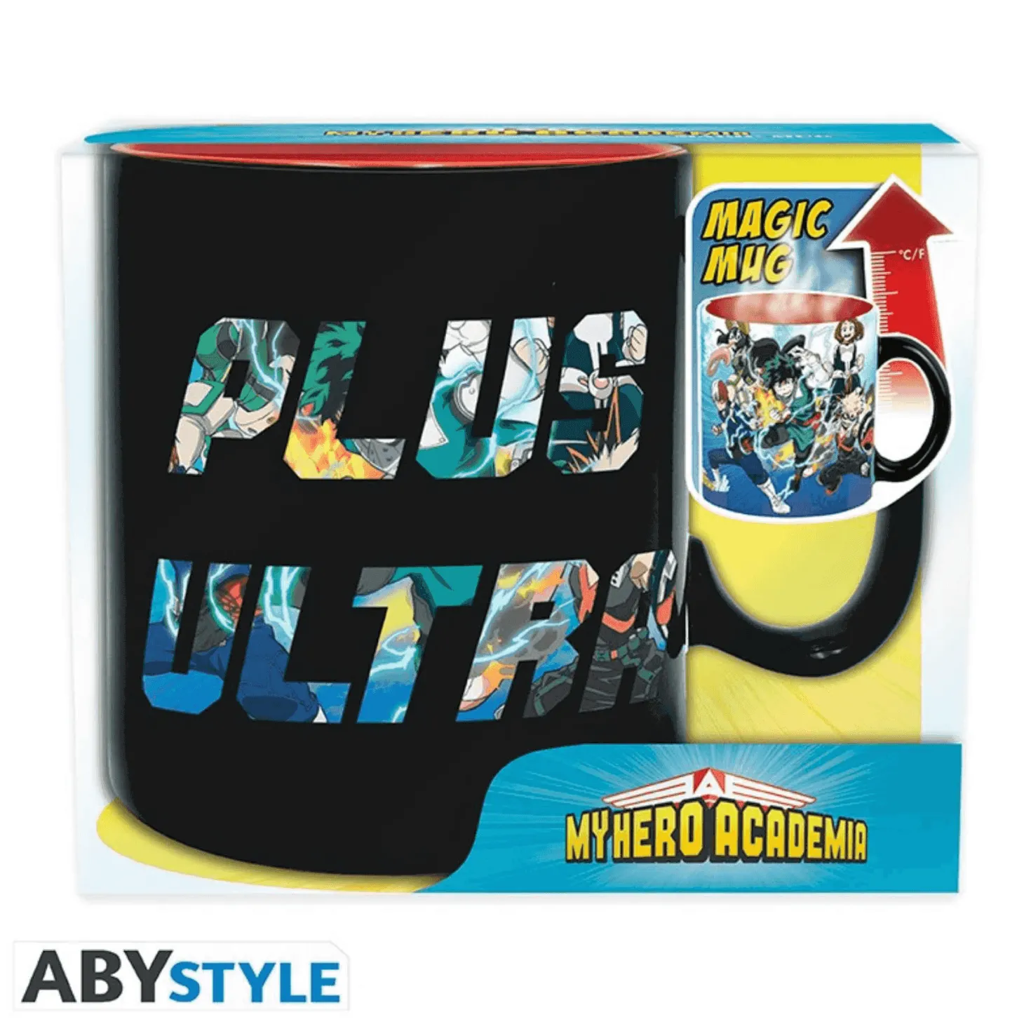 My Hero Academia Taza Efecto Térmico Heros 460 ml
