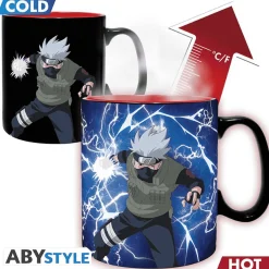 Naruto Shippuden Taza con Efecto Térmico Kakashi Itachi 460 ml