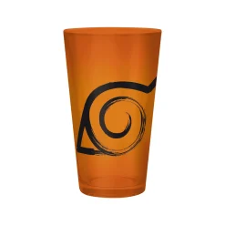 Naruto Shippuden Vaso de Cristal Konoha y Sceau 400 ml