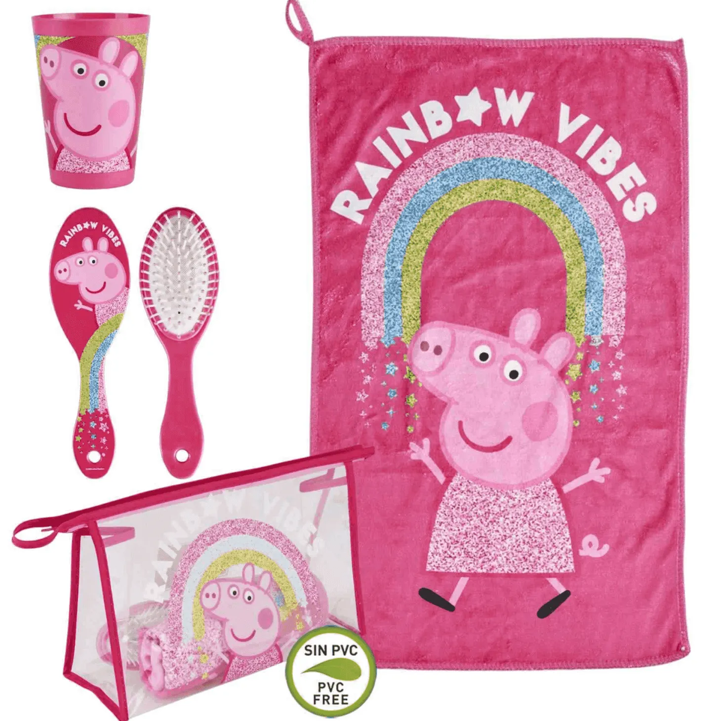 Neceser Aseo Viaje Accesorios Peppa Pig