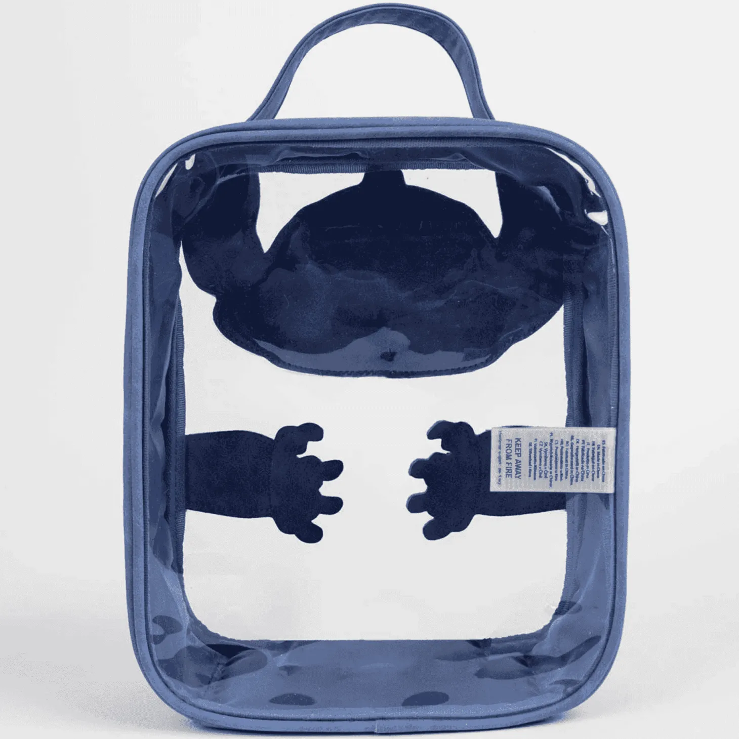 Neceser Aseo Viaje Stitch Transparente