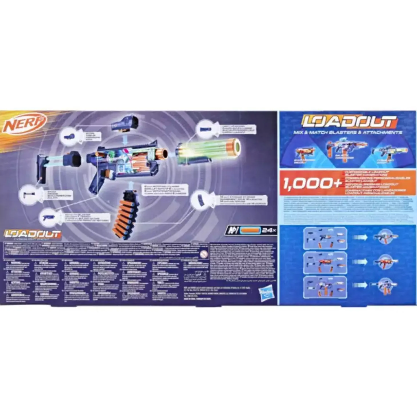 Nerf Loadout Cyberlight Ghost – Tu bláster futurista