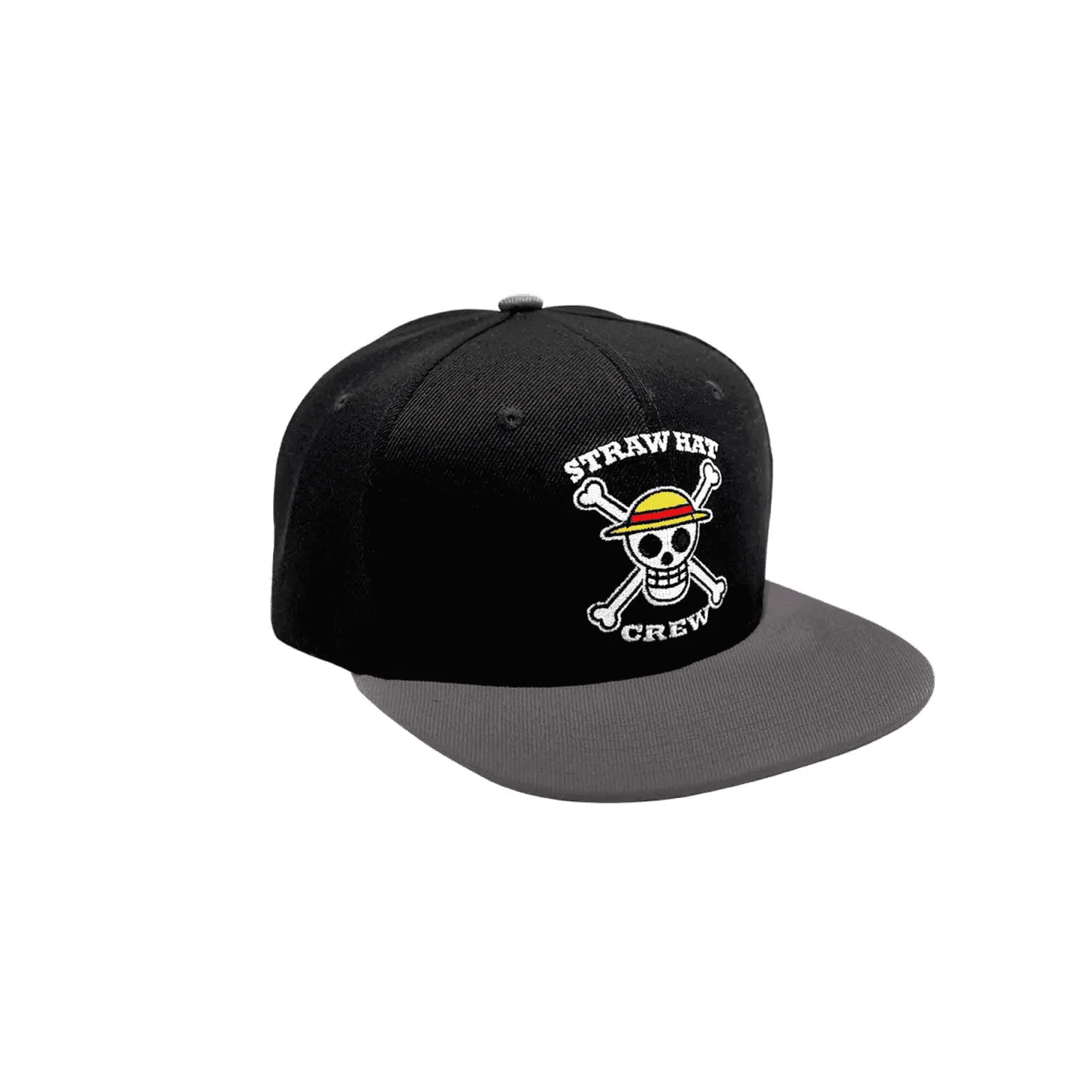 ONE PIECE - Gorra Snapback - Negra y Gris - Calavera