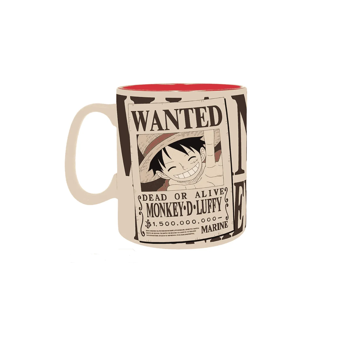 ONE PIECE Taza Luffy & Wanted 460 ml