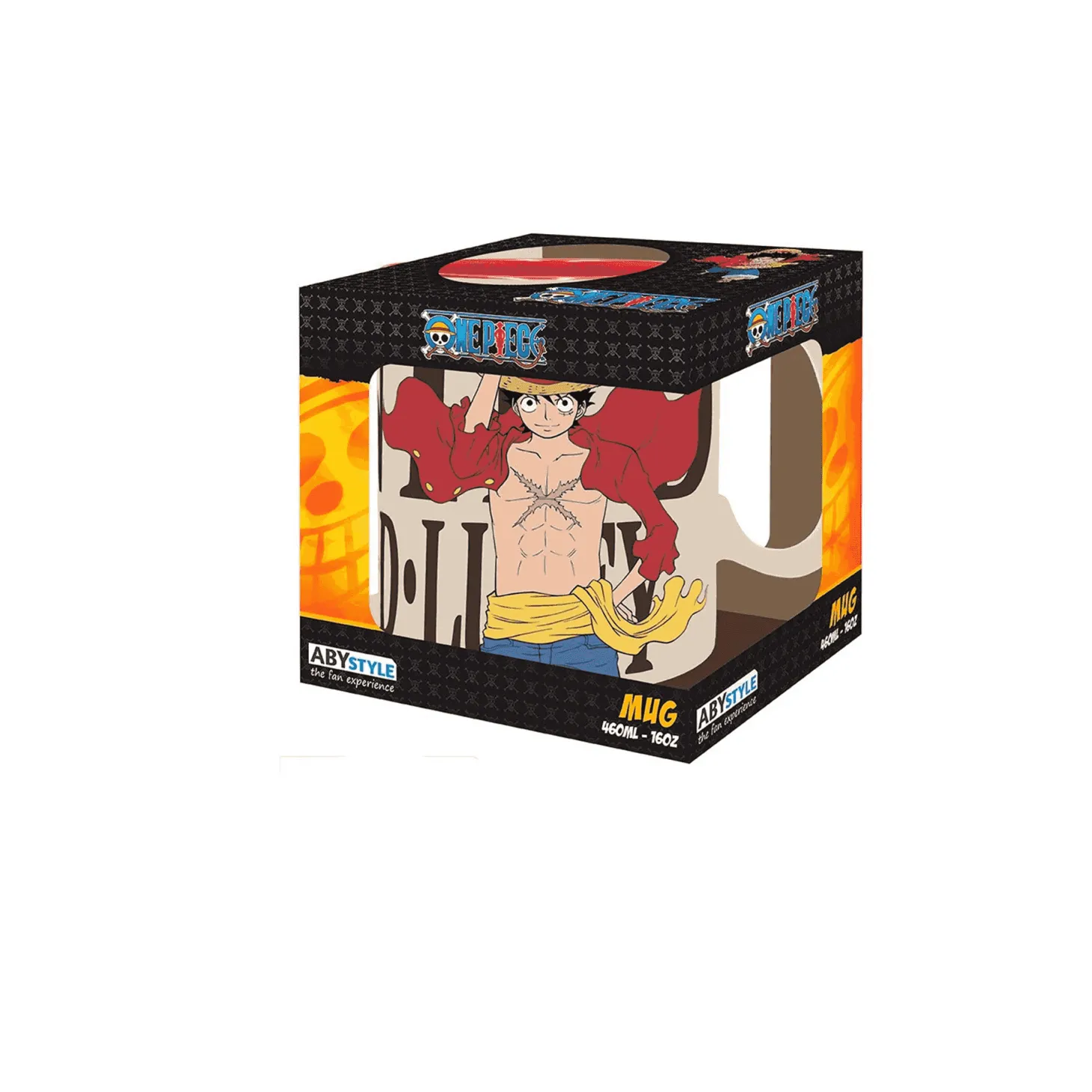 ONE PIECE Taza Luffy & Wanted 460 ml