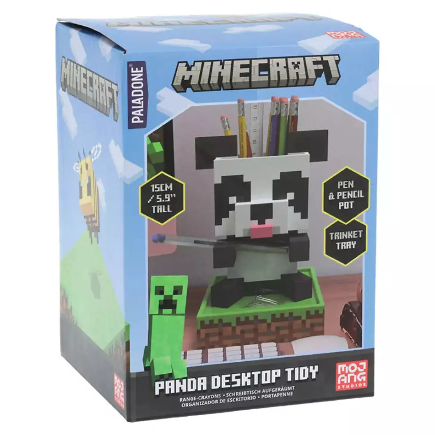 Organizador de escritorio Panda Minecraft 15 cm