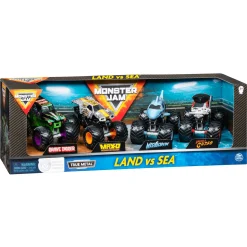 Pack 4 Coche Monster Jam Surtido Die Cast 1:64