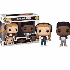 Pack 2 Figuras Funko Pop Stranger Things S4 - Max & Lucas. ¡Coleccionables de Vinilo!