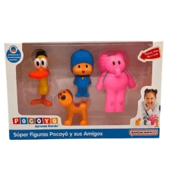 Pack 4 Super Figuras Pocoyo Y Sus Amigos