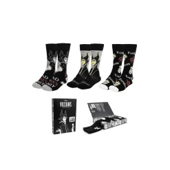 Pack de 3 Calcetines Villanas de Disney