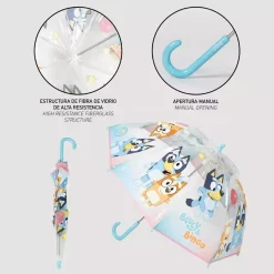 Paraguas burbuja Bluey