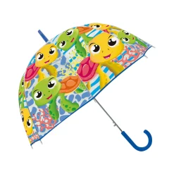 Paraguas Manual Transparente Tortuga 48 cm