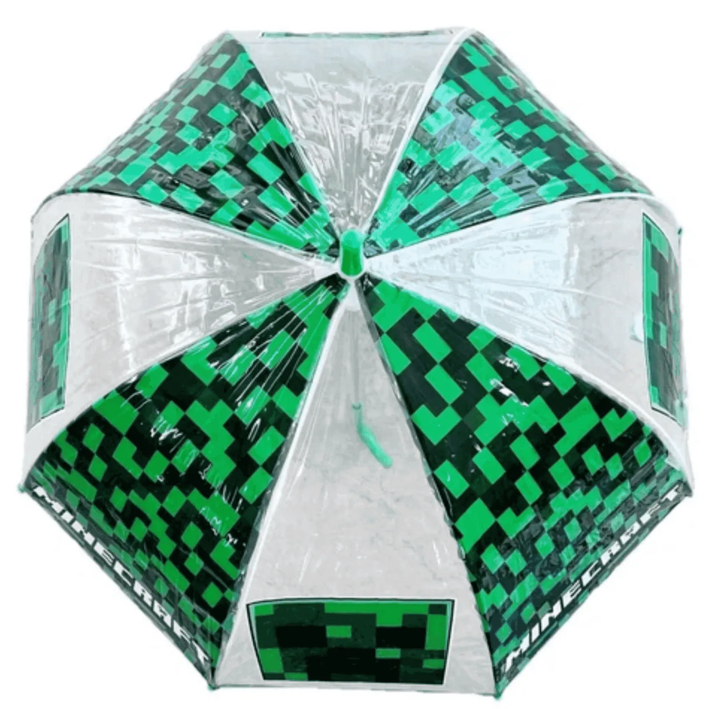 Paraguas Transparente Campana Minecraft 46 cm