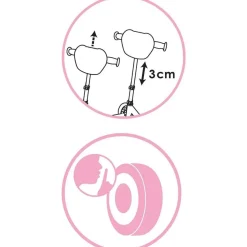 Patinete de 3 Ruedas Princesas Disney Simba