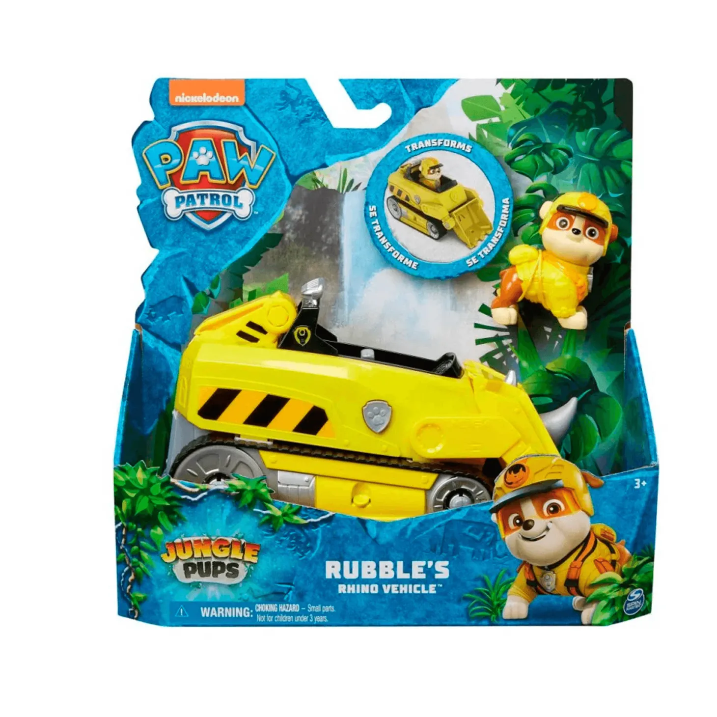 Paw Patrol Jungle Pups Rubble Rhino Vehicle