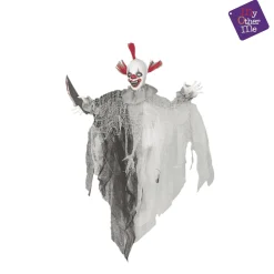 Payaso asesino Con movimiento, luz y sonido para disfraz