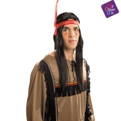 Peluca Indio para disfraz