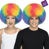 Peluca Jumbo color multicolor para disfraz