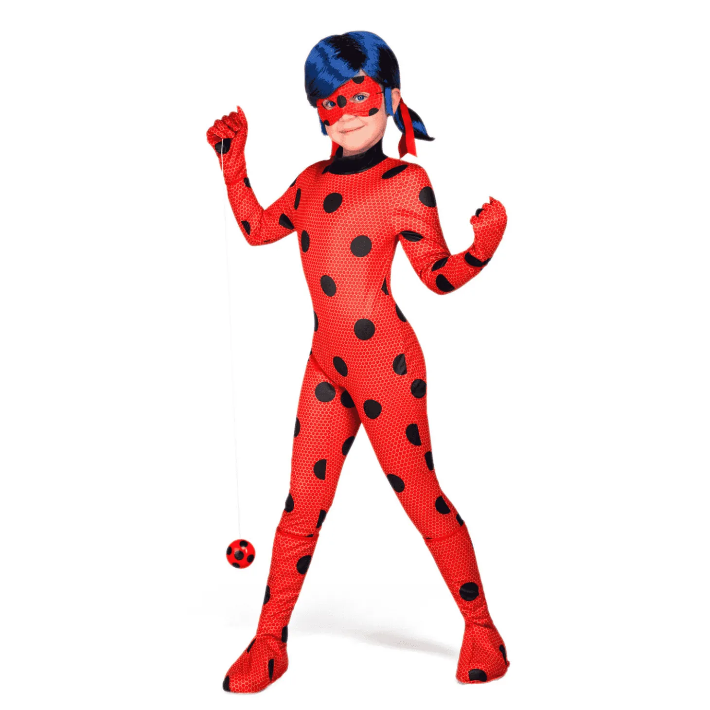 Peluca Ladybug para disfraz