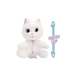 Peluche Gato Blanco Baby Paws - Juguete Suave y Tierno