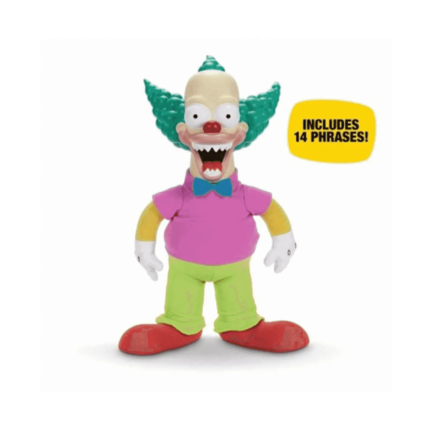 Peluche Krusty de Los Simpsons 30 cm - Habla en Inglés