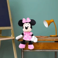 Peluche Minnie Con Vestido Rosa 25 cm