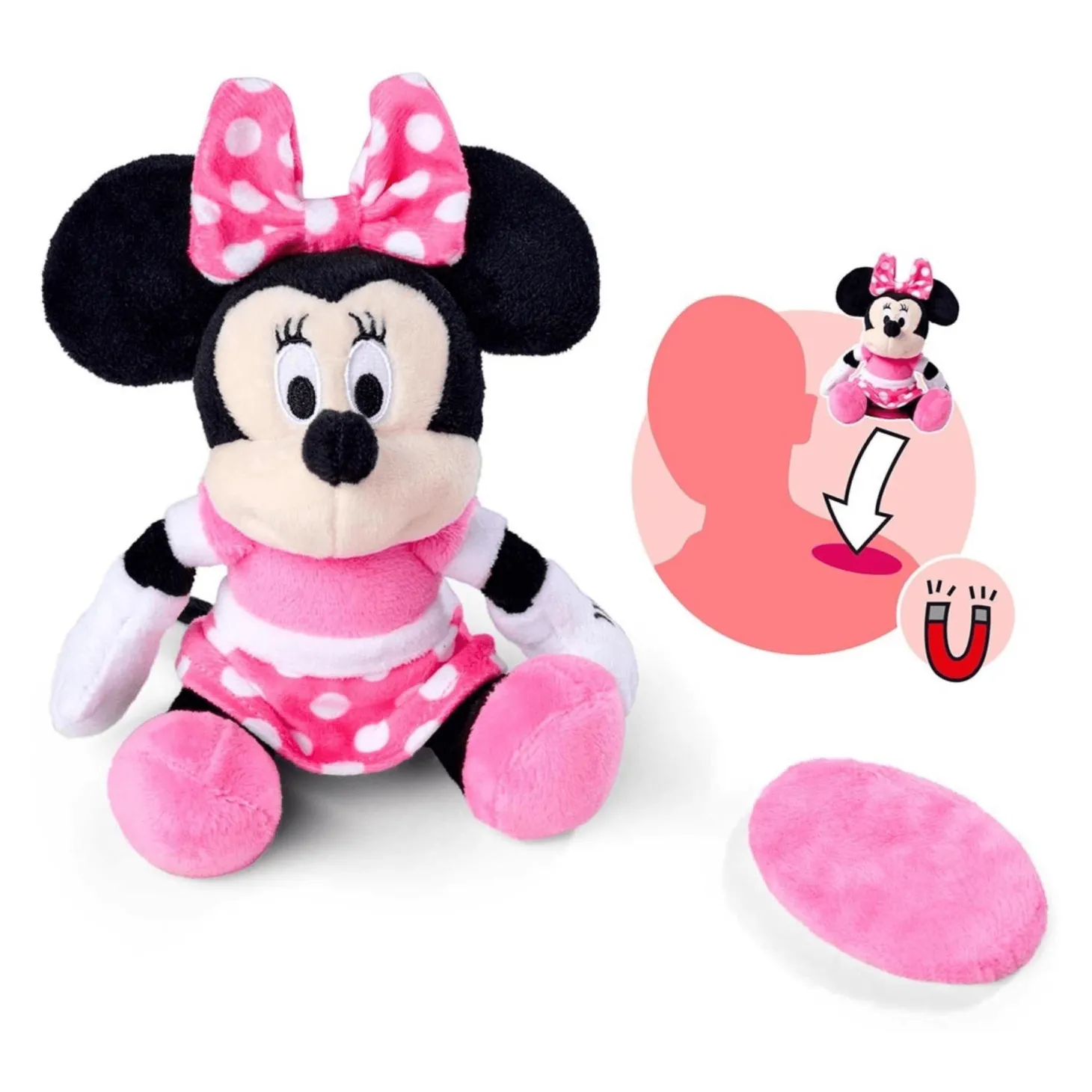 Peluche Minnie para Hombro 12 cm