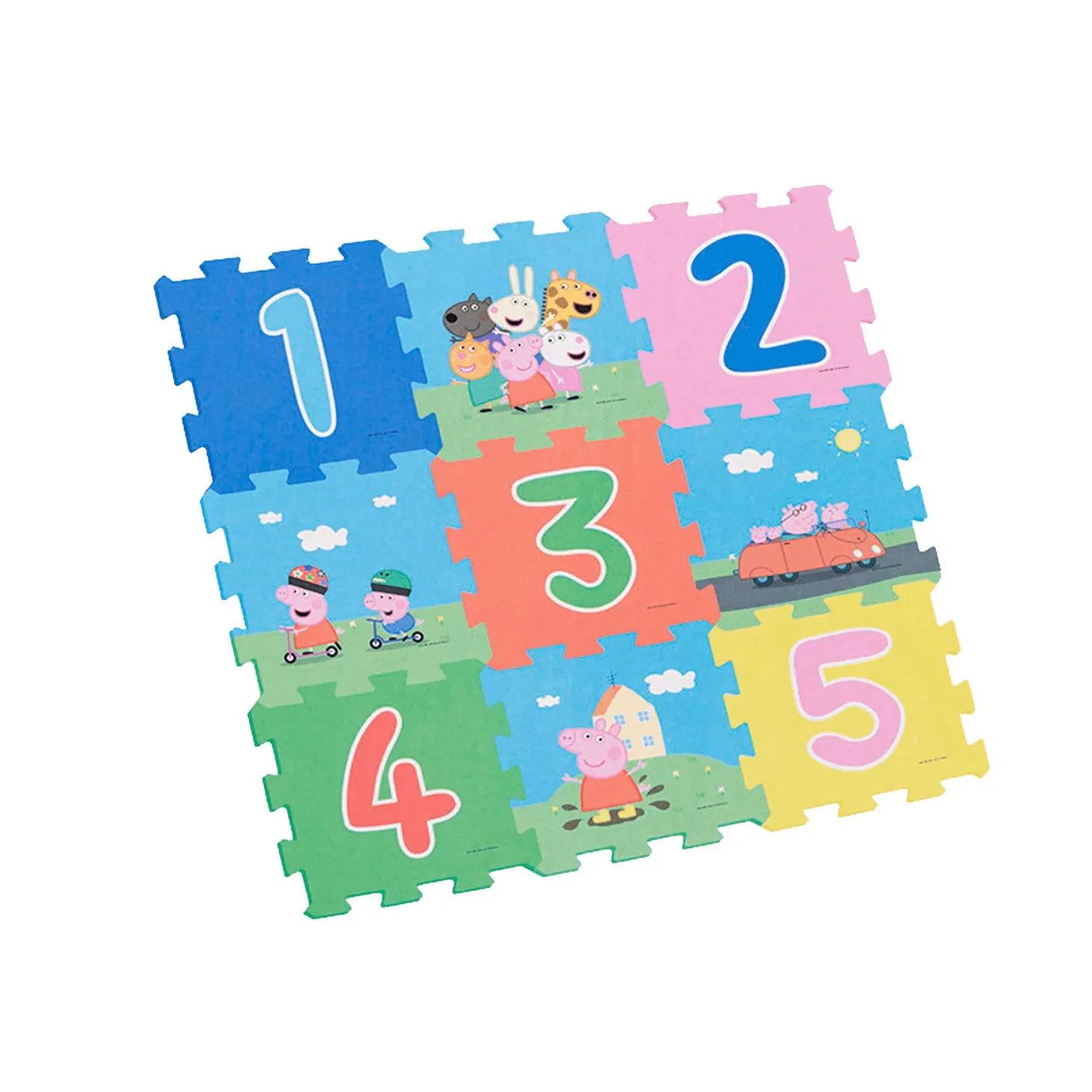 Peppa Pig Alfombra de Juego Puzzle Foam