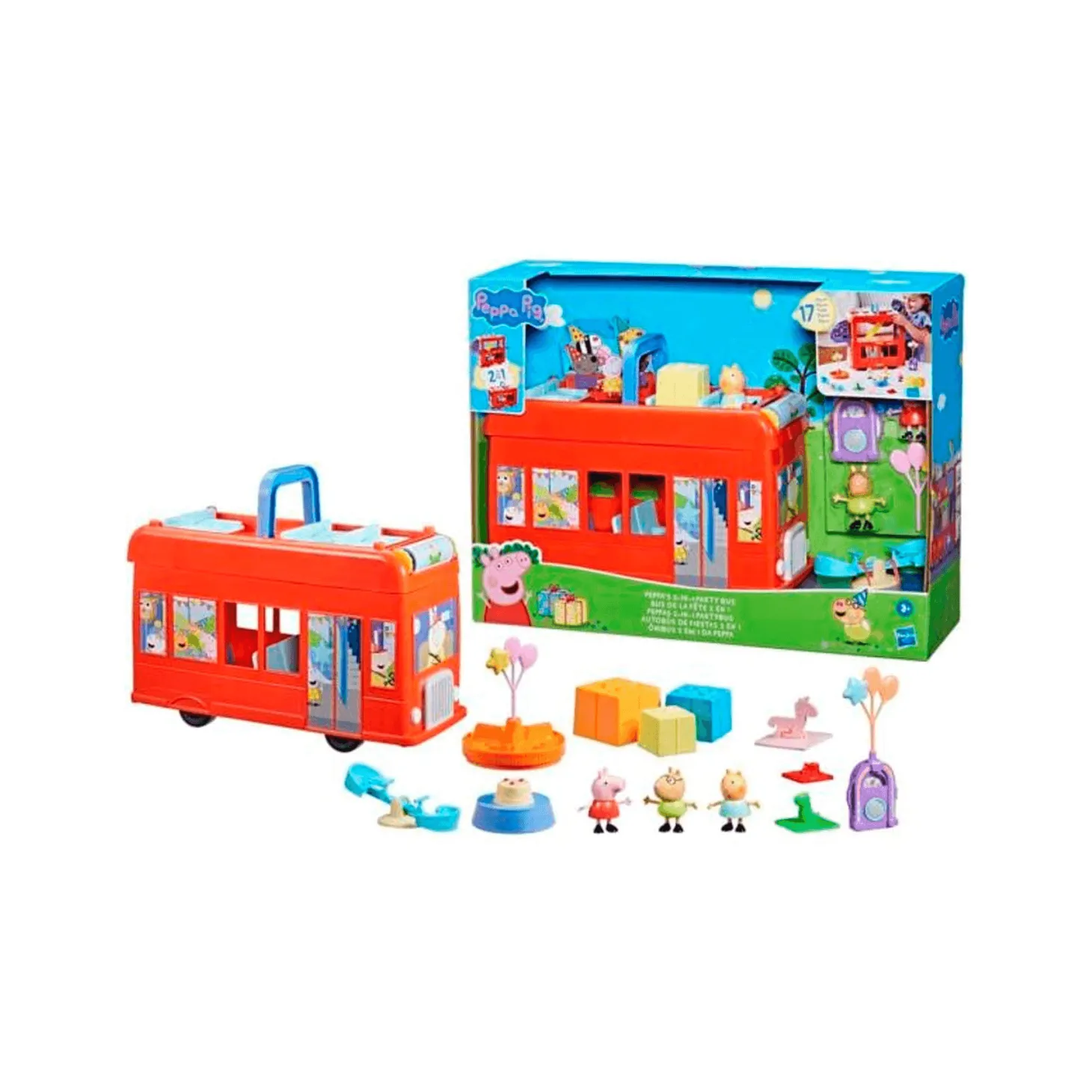Peppa Pig Autobús Fiesta 2 en 1 - ¡Diversión asegurada!