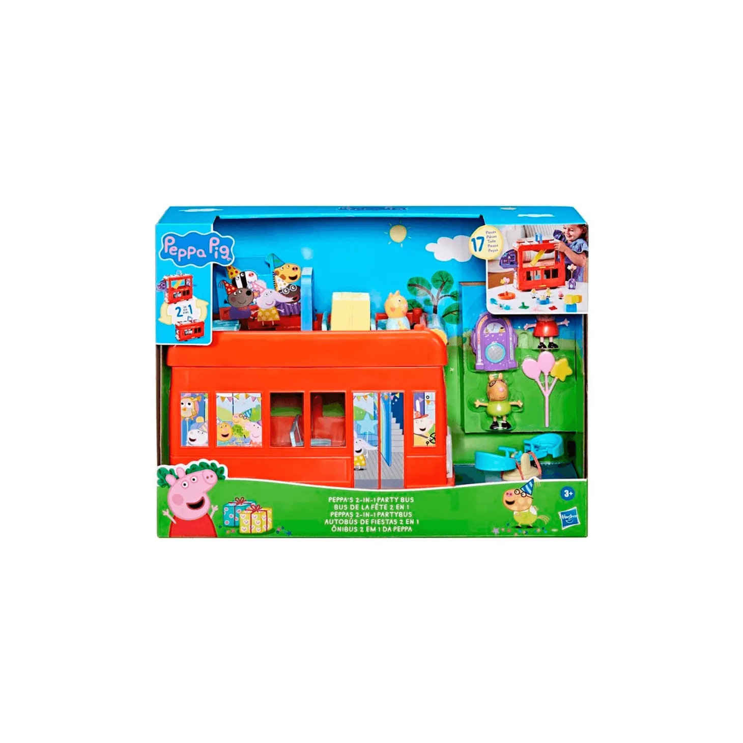 Peppa Pig Autobús Fiesta 2 en 1 - ¡Diversión asegurada!