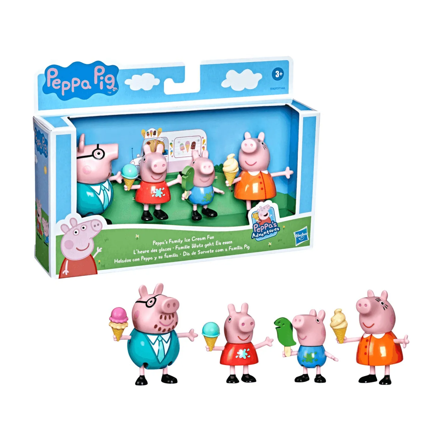 Peppa Pig Familia 4 Figuras Diferentes Packs