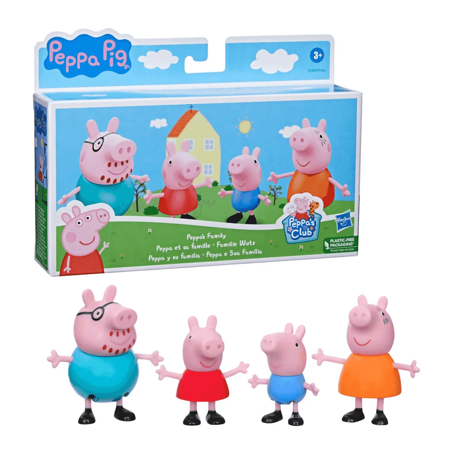 Peppa Pig Familia 4 Figuras Diferentes Packs