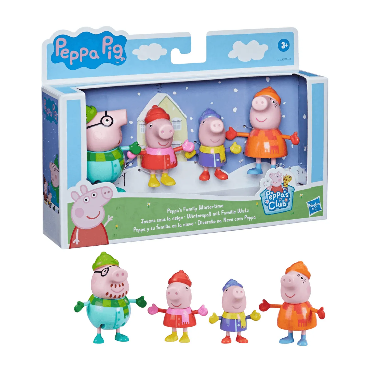 Peppa Pig Familia 4 Figuras Diferentes Packs