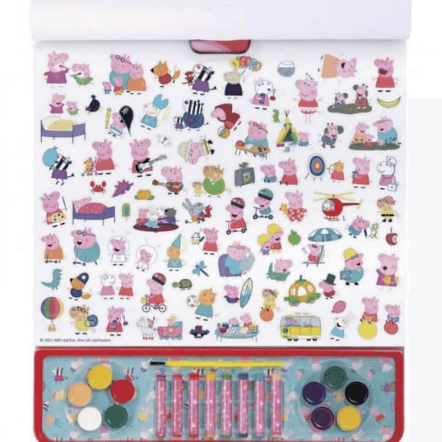 Peppa Pig Libro de colorear Giga Block 4 en 1