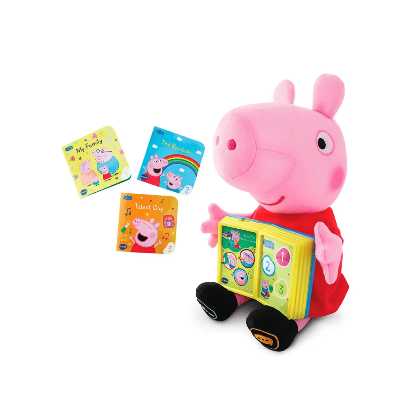Peppa Pig Peluche Interactivo Aprende Con los Diverlibros VTech