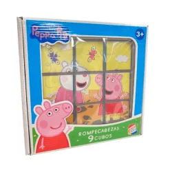 Peppa Pig Rompecabezas 9 Cubos