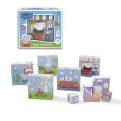 Peppa Pig Rompecabezas de Madera (3×3)