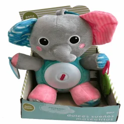 Petit Planet Animalitos Buenas Noches Dormilón – Peluche Musical con Luz Multicolor