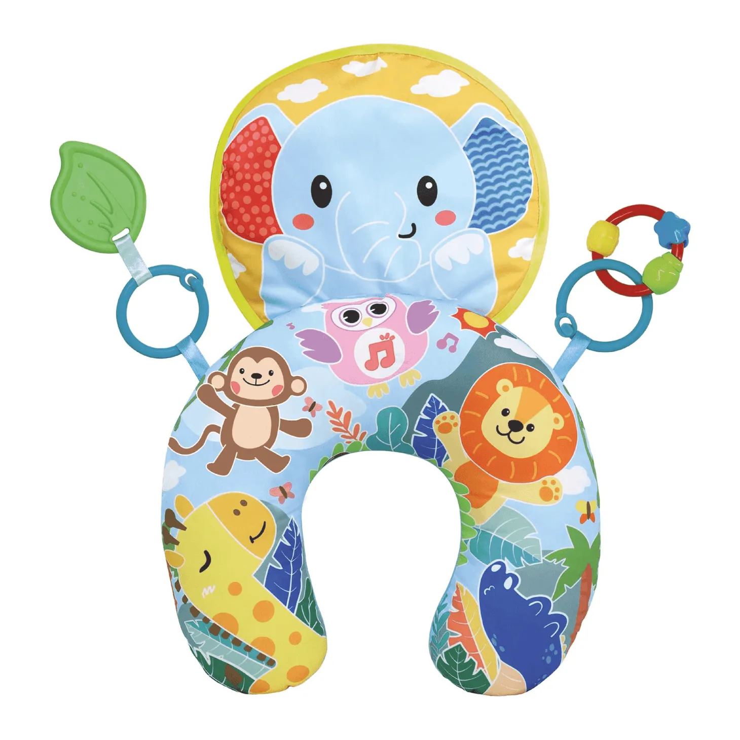 Petit Planet Blandi Cojín Bebé – Cojín Musical con Melodías Encantadoras y Actividades Divertidas