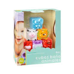 Petit Planet Set de Cubos Baño Apilables | Juguetes para el baño