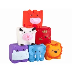 Petit Planet Set de Cubos Baño Apilables | Juguetes para el baño