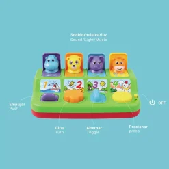 Piano Animalitos con sonido y luces - Juguete interactivo