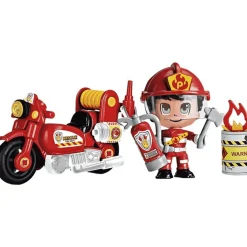 Pinypon Action Moto De Bombero Roja